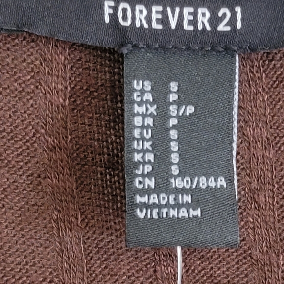 FOREVER 21 Extra Long Brown Cardigan - Picture 6 of 6
